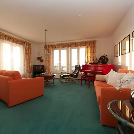 Villa Meerblick Warnemuende - Ferienwohnung Mit Meerblick In Erster Reihe Zum Strand Und Promenade Rostock Exterior photo